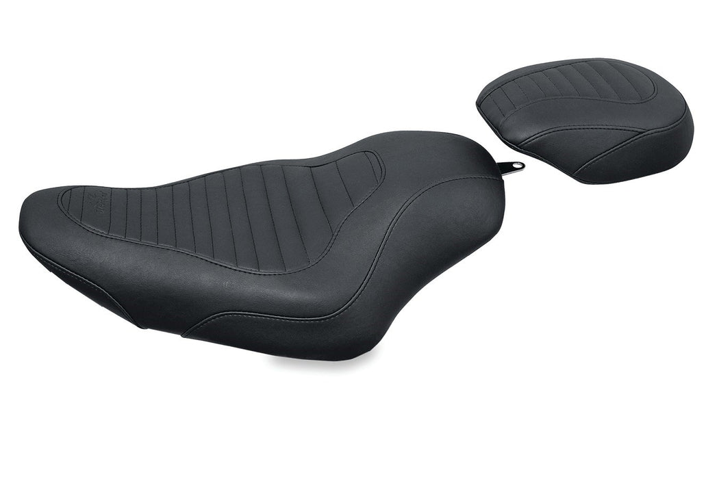 MUSTANG Tripper Solo Seat - Tuck and Roll - Harley-Davidson Sportster XL 2004-2021 - 76954 - PartsOutlet.com.au