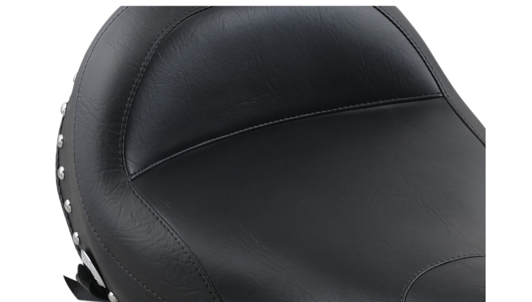 MUSTANG Solo Touring Seat - Wide - Studded - Indian Chief 2014-2019 - 75362 - PartsOutlet.com.au