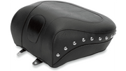 MUSTANG Wide Pillion Pad - Studded - Harley-Davidson Softail 1984-1999 - 79114 - PartsOutlet.com.au