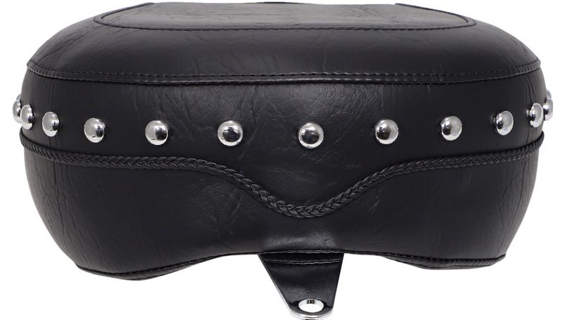 MUSTANG Wide Rear Passenger Seat - Studded - Harley-Davidson Sportster XL 2004-2021 - 79377 - PartsOutlet.com.au
