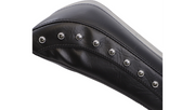 MUSTANG Wide Rear Seat - Studded - Harley-Davidson 2005-2017 - Deluxe 76235 - PartsOutlet.com.au
