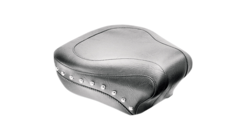 MUSTANG Wide Rear Seat - Studded - Harley-Davidson 2000-2015 - FLST 76180 - PartsOutlet.com.au