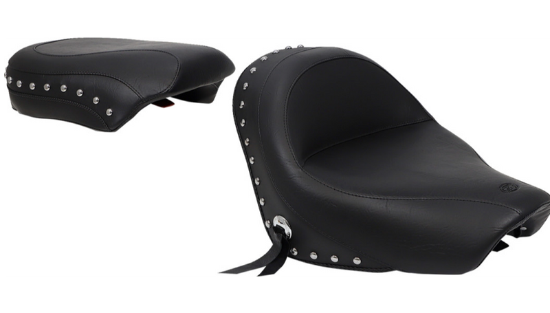MUSTANG Wide Seat - Studded - Honda 2004-2020 - 750Aero 76520 - PartsOutlet.com.au