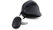 MUSTANG Wide Studded Seat - Driver's Backrest - Harley-Davidson 1984-1999 - Softail 79104 - PartsOutlet.com.au