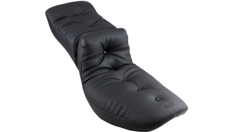 MUSTANG Wide Duke Pillow Seat - Harley-Davidson FX 1958-1984 - 75060 - PartsOutlet.com.au