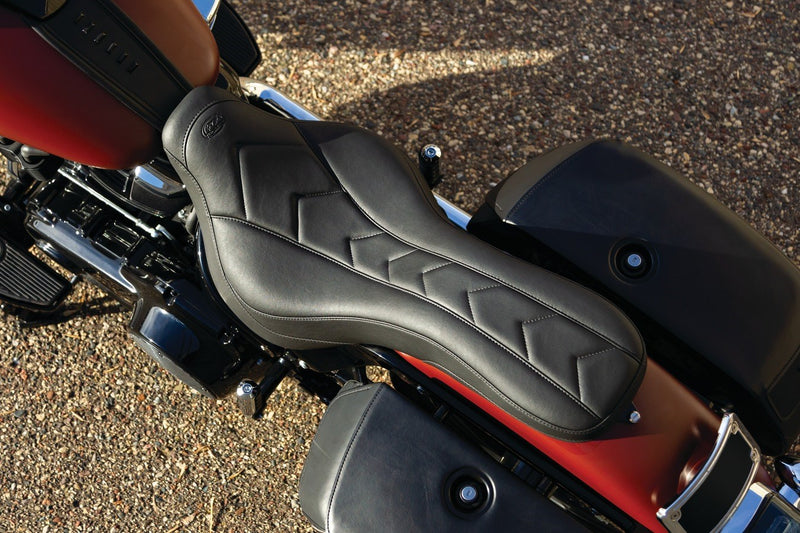 MUSTANG Daytripper Seat - Harley-Davidson FLHC/FLDE 2018+ - 75884 - PartsOutlet.com.au