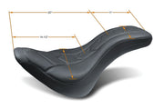MUSTANG Daytripper Seat - Harley-Davidson FLHC/FLDE 2018+ - 75884 - PartsOutlet.com.au