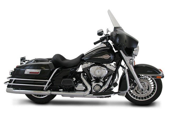 MUSTANG Lowdown Vintage Solo Seat - Harley-Davidson FL 2009+ 76078 - PartsOutlet.com.au