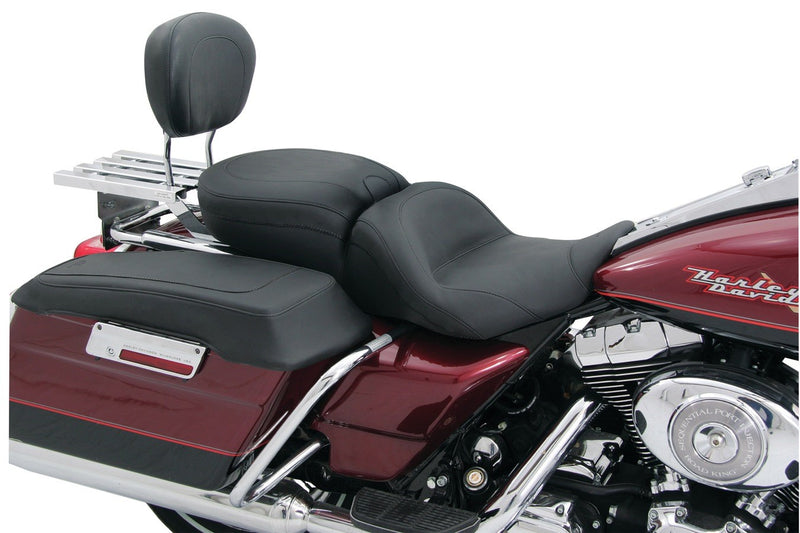 MUSTANG Passenger Backrest Pad - Harley-Davidson FLH 1994-2021 - Smooth 79071 - PartsOutlet.com.au
