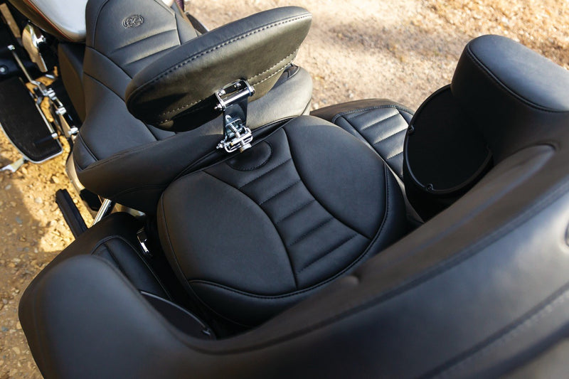 MUSTANG Deluxe Touring Seat - Harley-Davidson FLH 2008-2023 - 79006 - PartsOutlet.com.au