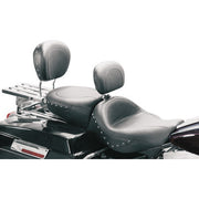 MUSTANG Driver Backrest Kit - Smooth - Studded - Harley-Davidson FLR 1997-2008 - 79068 - PartsOutlet.com.au
