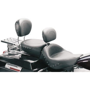 MUSTANG Driver Backrest Kit - Smooth - Studded - Harley-Davidson FLR 1997-2008 - 79068 - PartsOutlet.com.au
