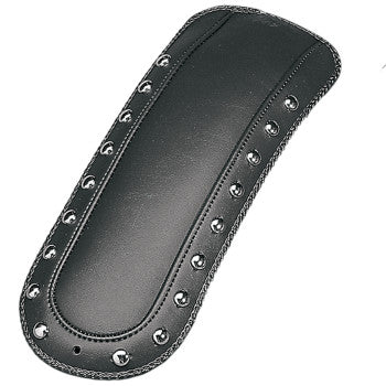 MUSTANG Fender Bib - Studded Chrome - Harley-Davidson Softail 1984-2005 - Solo Seat 78026 - PartsOutlet.com.au