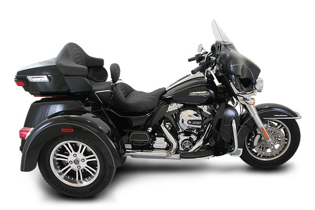 MUSTANG Heated Deluxe Touring Seat - Harley-Davidson FL 2008+ 79007 - PartsOutlet.com.au