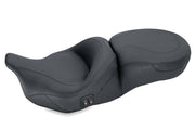 MUSTANG Heated Touring Seat - Plain - Harley-Davidson FL 2008-2021 - 79646 - PartsOutlet.com.au