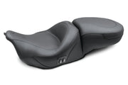 MUSTANG Heated Touring Seat - Plain - Harley-Davidson FL 2008-2021 - 79646 - PartsOutlet.com.au