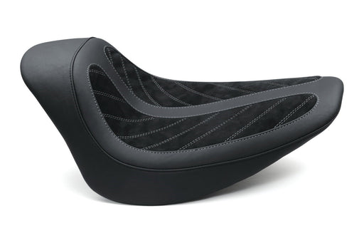 MUSTANG Kodlin Solo Seat - Black - Harley-Davidson 2013-2017 - FXSB 76276 - PartsOutlet.com.au