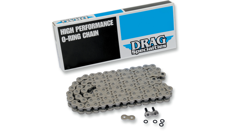 DRAG SPECIALTIES 530 Series - O-Ring Chain - Chrome - Harley-Davidson 1936-1990 - 102 Links DS530POS102L - PartsOutlet.com.au