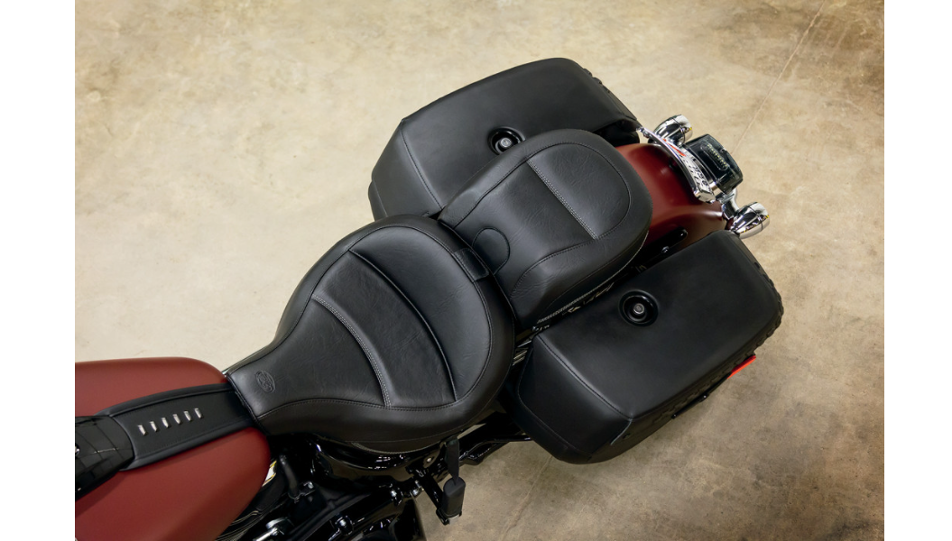 MUSTANG Max Solo Touring Seat - Driver's Backrest - Harley-Davidson FLHC 2018+ 79330 - PartsOutlet.com.au